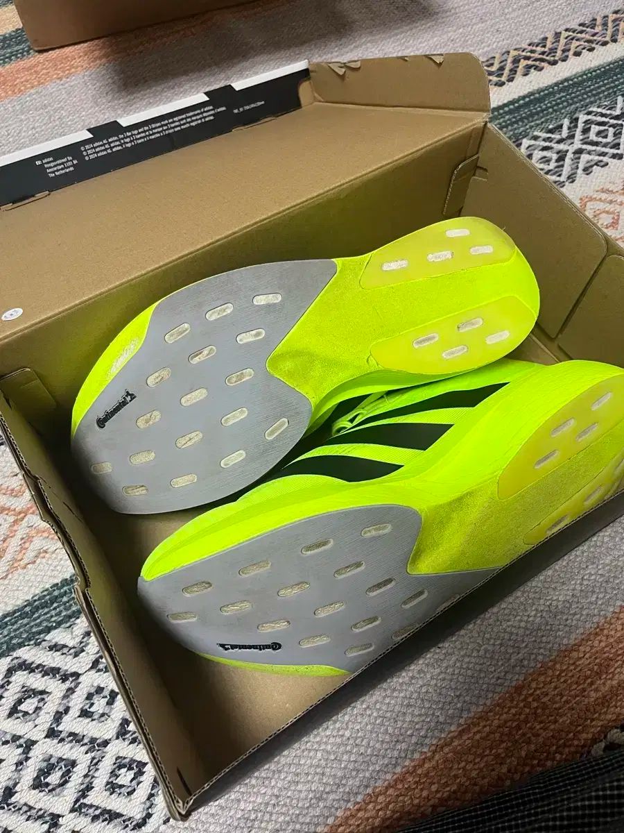 全品全国 送料無料！ adidas アディダス アディゼロ Evo SL 明快な イエロー レモン コア 285 サイズ