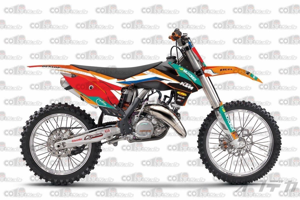 2014-2016 KTM EXC EXCF XCW XCFW デカール ステッカー フルグラフィック co5 ※デザイン決定後30日以内に発送 -  メルカリ