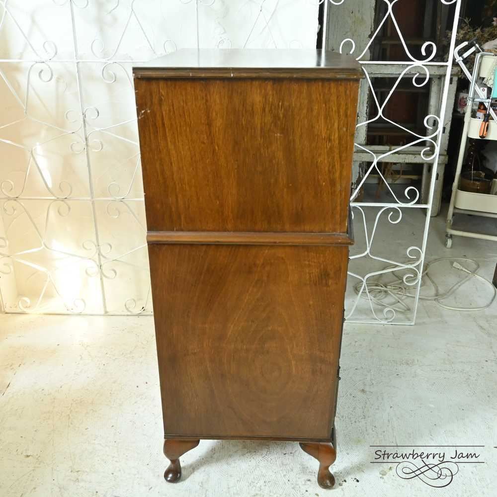 L3705-214 英国アンティーク チェスト 5段 引き出し 収納 タンス 5段チェスト 収納棚 洋タンス タンス スリム チェスト アンティーク調