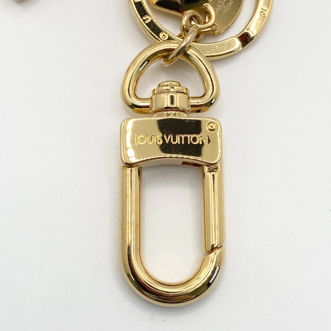 美品 LOUIS VUITTON ルイヴィトン キーホルダー ポルト クレ LV