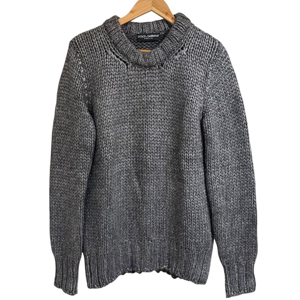 【DOLCE＆GABBANAアルパカ混毛ハイネックウールニットМ】古着 美品 DOLCE&GABBANA ドルチェ&ガッバーナ アルパカブレンド 長袖