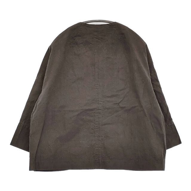ARTS&SCIENCE コットン ノーカラー ジャケット グレー