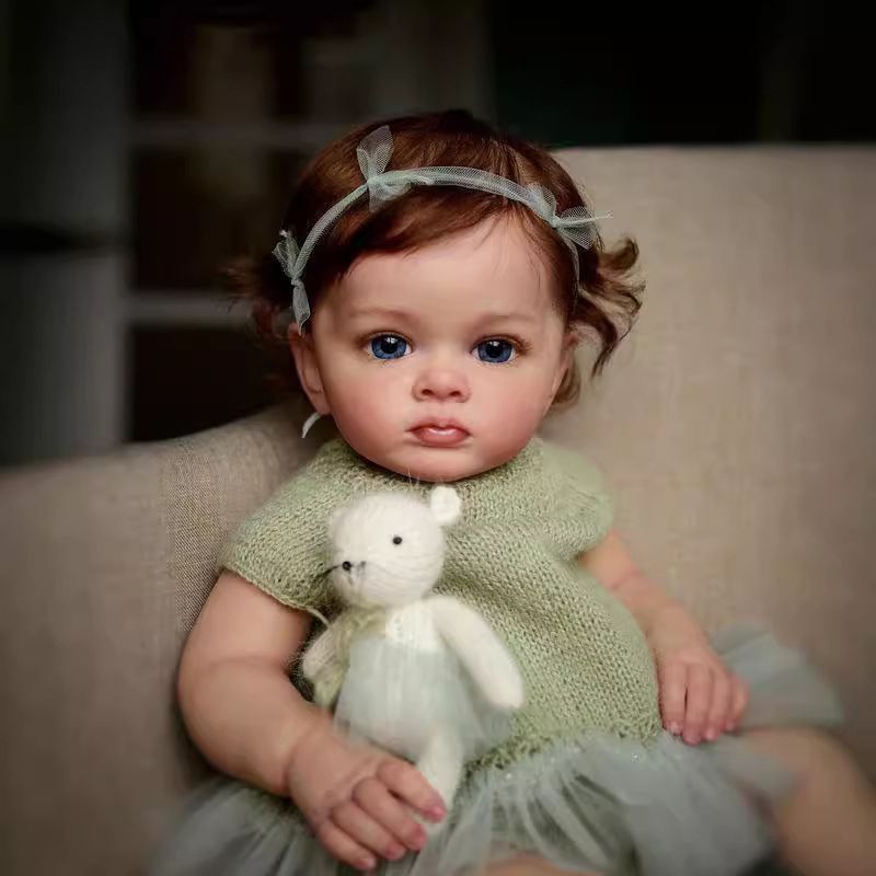 リボーンドールフルシリコンビニールリボーンベビードール20 ''リ リボーンベビードール フルシリコンベビードール リアルソフトシリコン新生児ベビードール リアルフルボディシリコンリボーンベビードール  ビニール人形ではありません - 3