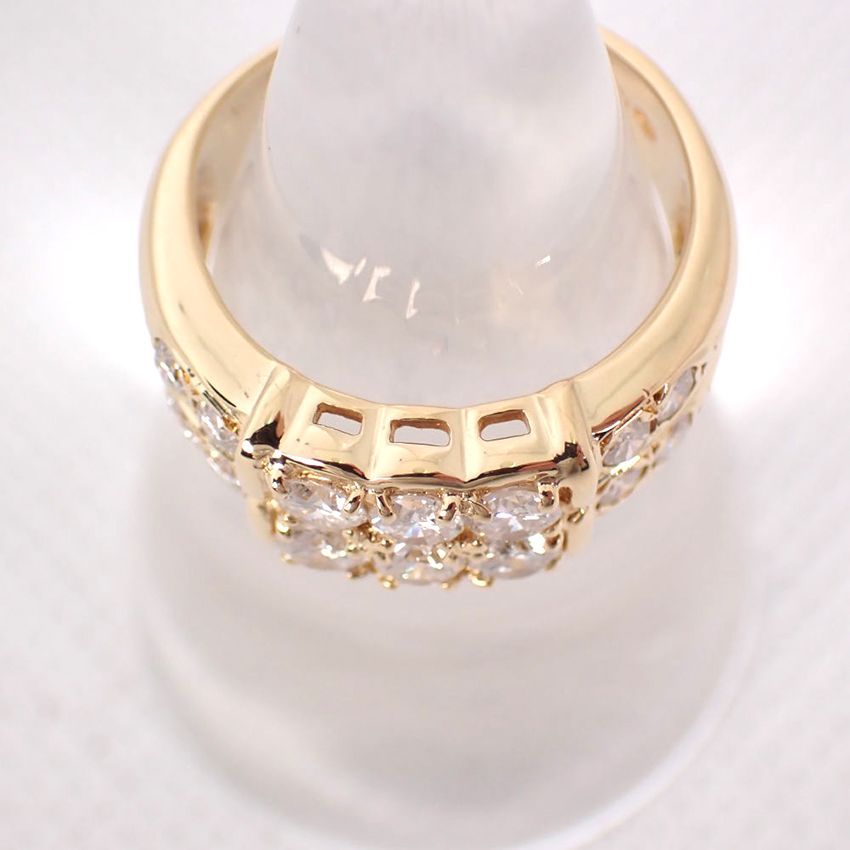 K18 ダイヤモンド/1.04ct リング 11号[g13-78］ - JewelerCHIC