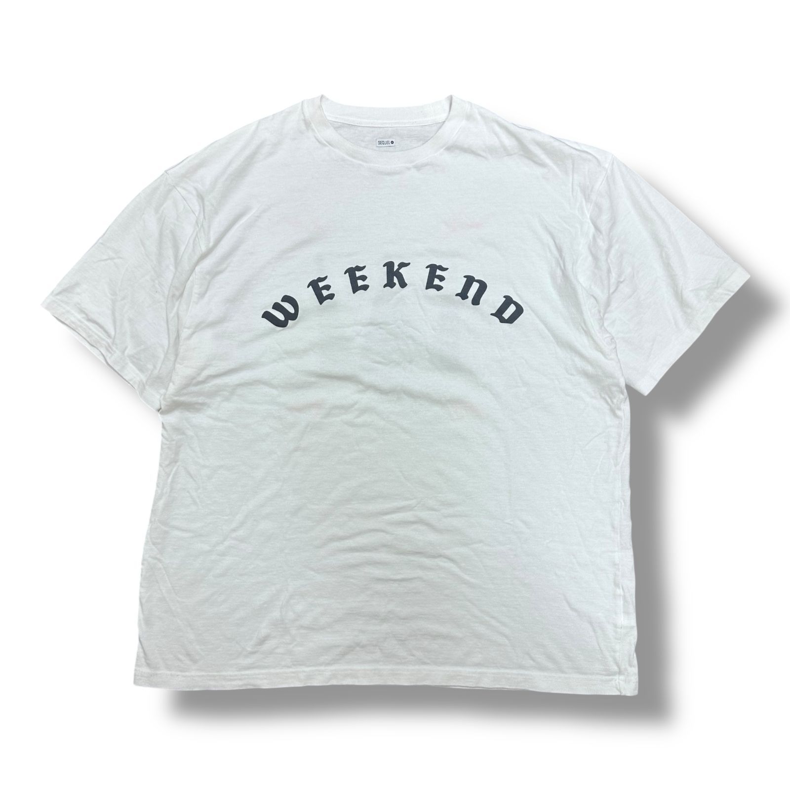 レア 新品 名古屋限定 ロゴTシャツ ブラウン 名古屋限定 SEQUEL 25SS WEEKEND SEQUEL T-SHIRT プリント T