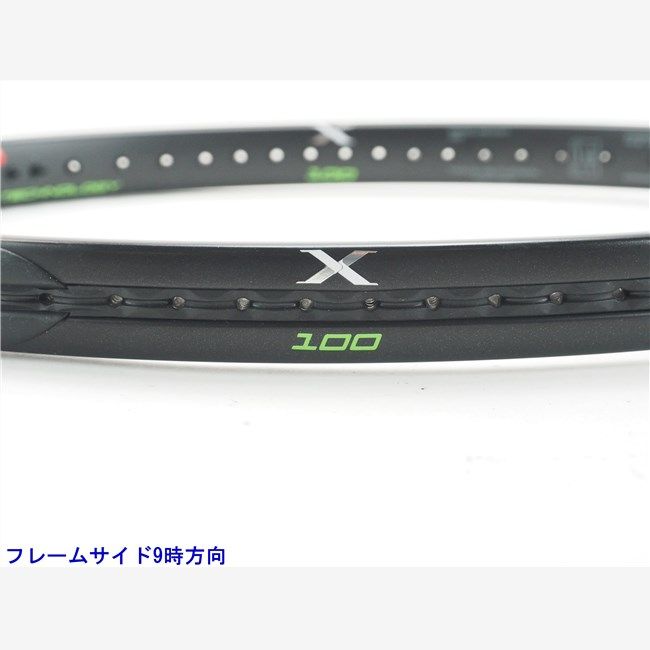 中古 テニスラケット プリンス プリンス エックス 100 2018年モデル【一部グロメット割れ有り】 (G3)PRINCE Prince X 100 2018 中古 テニスラケット プリンス プリンス エックス 100 2018年