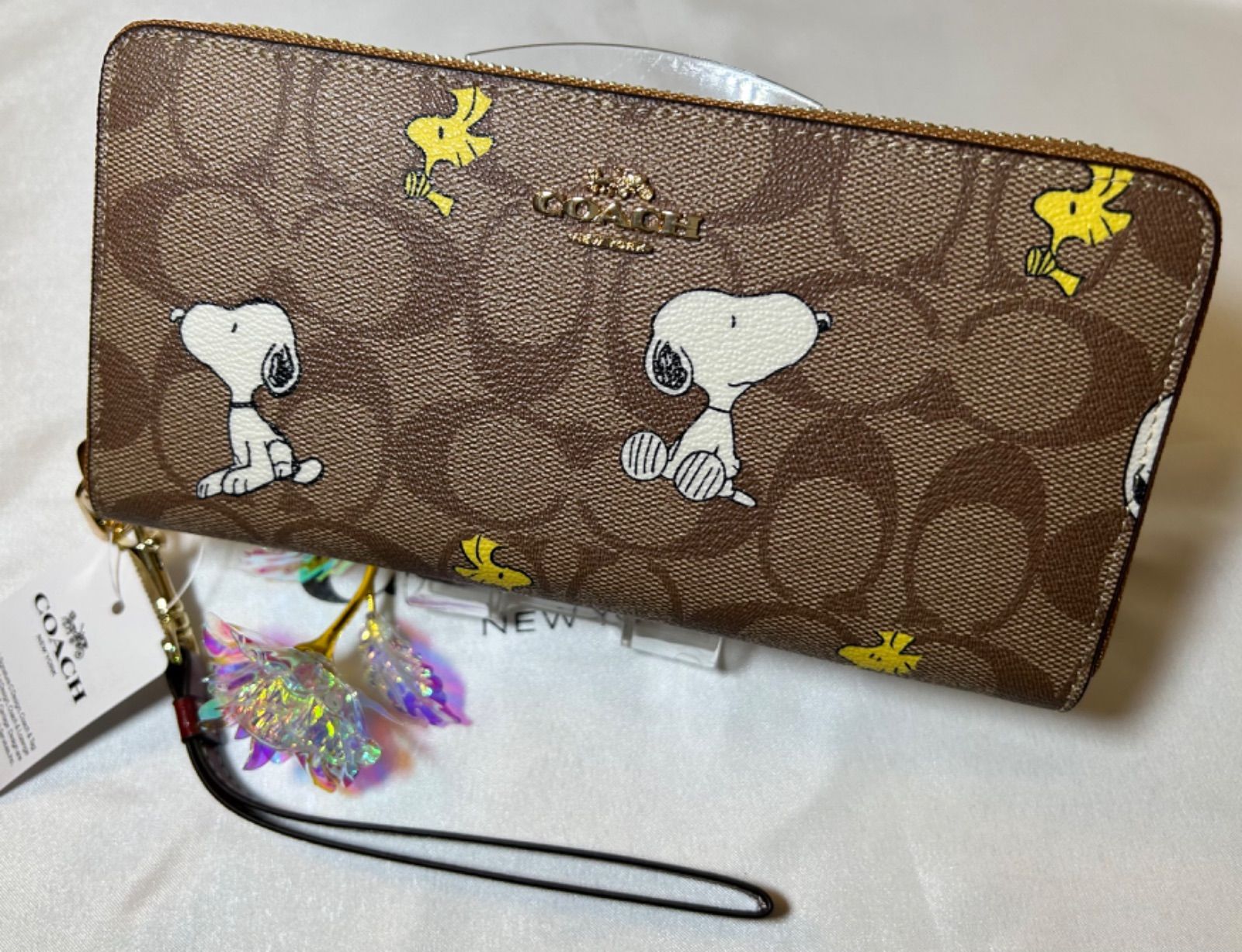 COACH】コーチ シグネチャー ピーナッツ コラボ スヌーピー 長財布