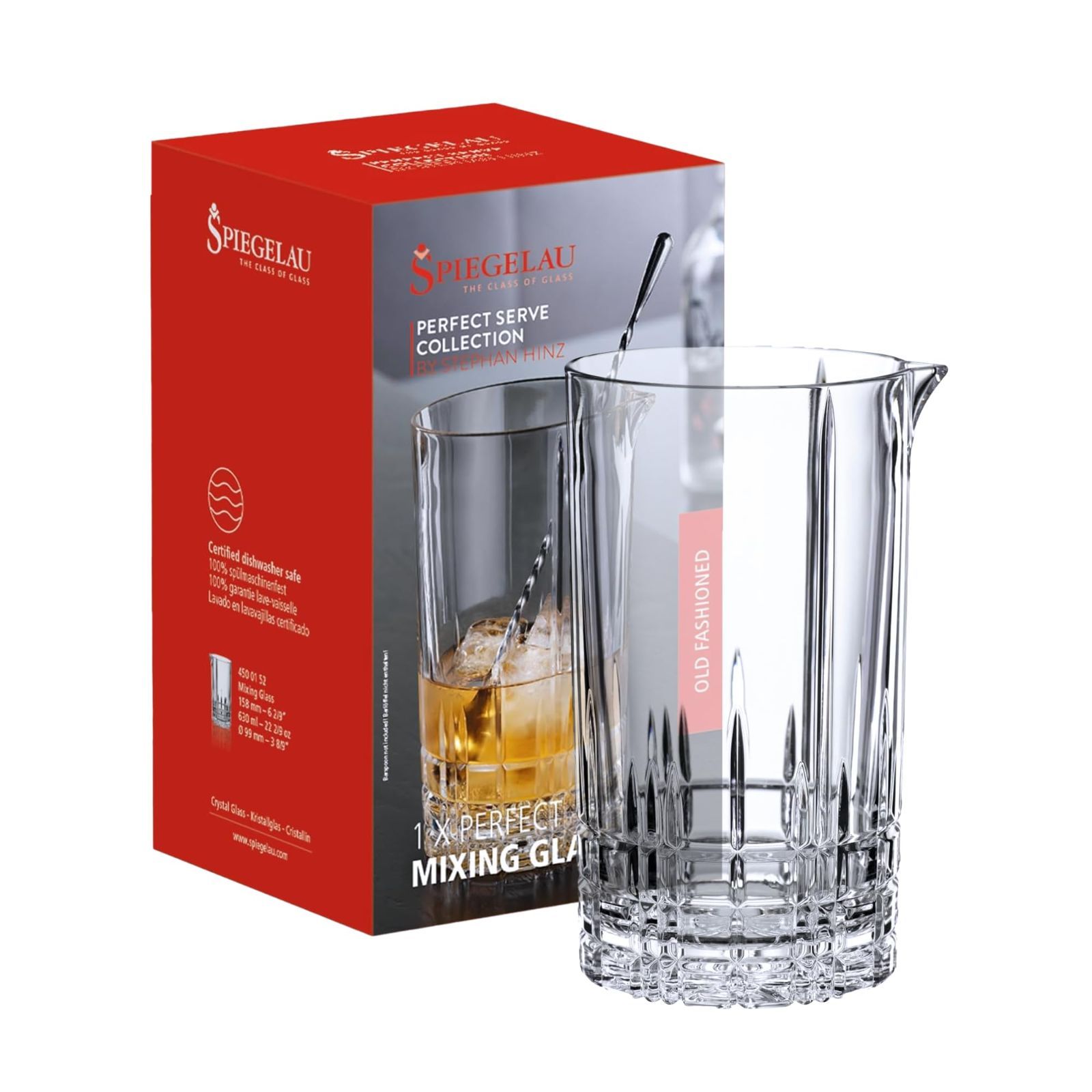 シュピゲラウ Spiegelau パーフェクトサーブコレクションBYステファン ヒンツ パーフェクトミキシンググラス 630ml 4500152 1個入