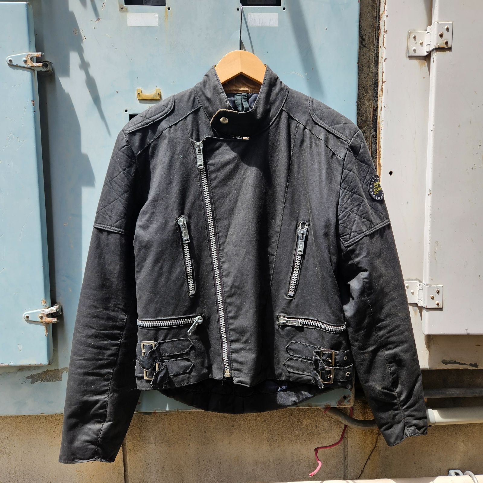 80s [Lewis Leathers] Wax Cotton Jacket - メルカリ