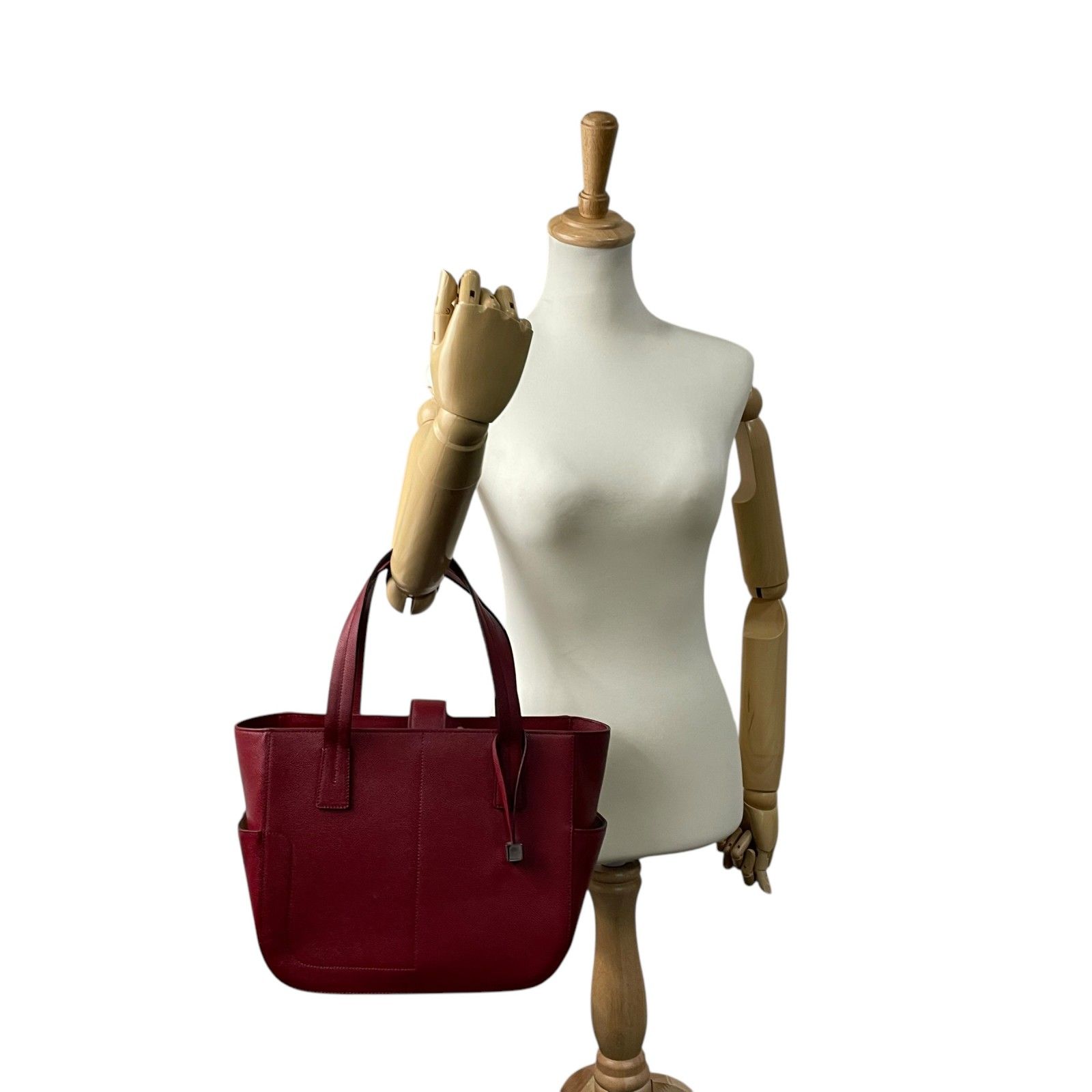 未使用級美品 BALLY バリー ハンドバッグ レッド 赤 レザー 