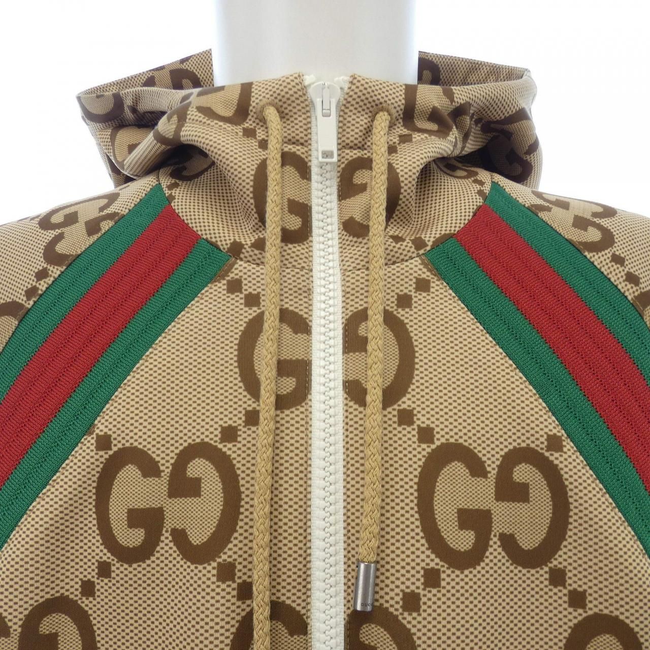 グッチ GUCCI ウェブ ストライプ付き ジャンボ GG ジップジャケット 713974 XJETI ブルゾン WWW_KANDAIZUMI_COM