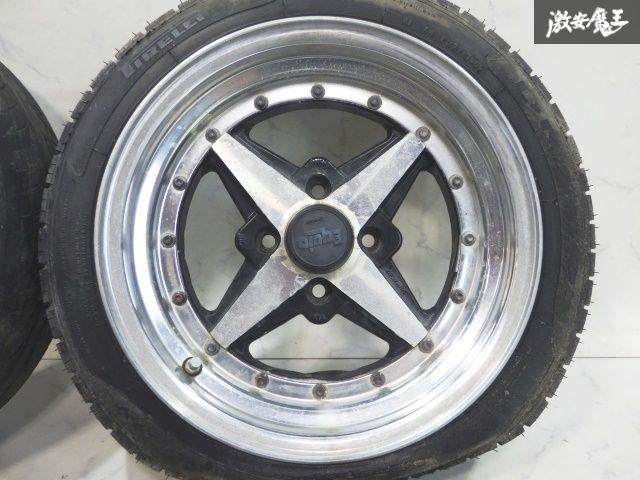 深リム ●WORK ワーク Equip エクイップ 14インチ 7J ＋13 4穴 PCD100 ホイール 4本セット タイヤ付き キャリイ ワゴンR ムーヴ タント