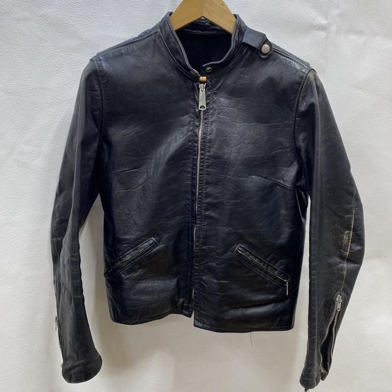 VINTAGE ヴィンテージ ジャケット、上着 レザージャケット BROOKS LEATHER SPORTWEAR ブルックス 60's シングル  ライダース USA製 - メルカリ