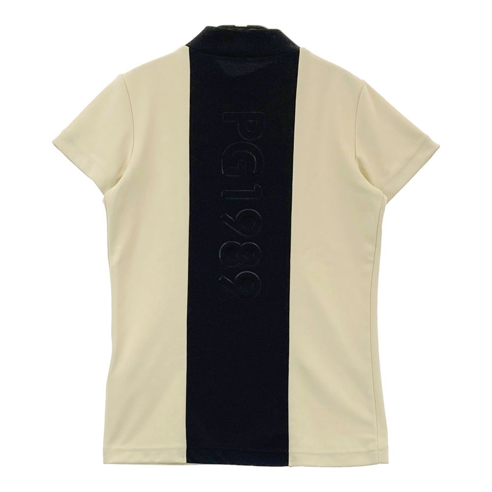 サイズ 0 PEARLY GATES パーリーゲイツ 半袖ハイネックTシャツ ベージュ系 240101465800 ゴルフウェア レディース ストスト