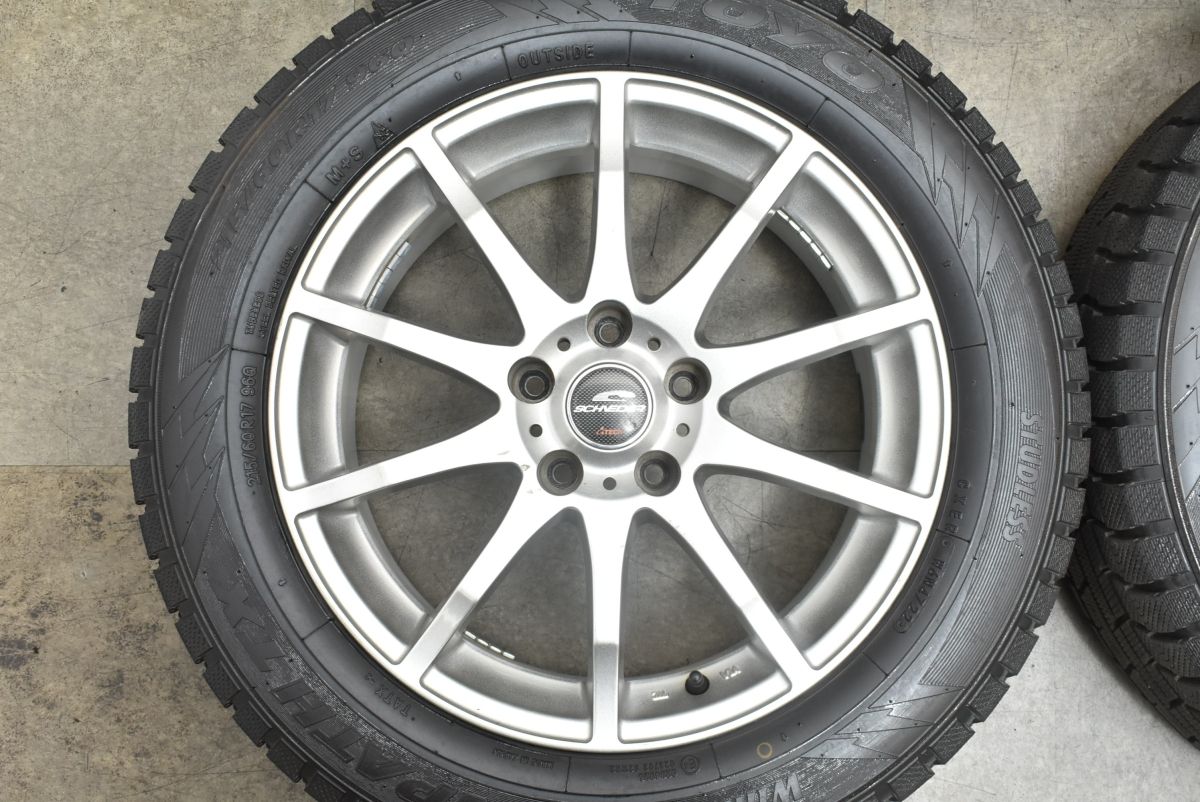 バリ溝 シュナイダー 17in 7J 38 PCD114.3 製 トーヨー ウィンタートランパス TX 215 60R17 アルファード ヴェルファイア FFCRYSTALESIA_COM