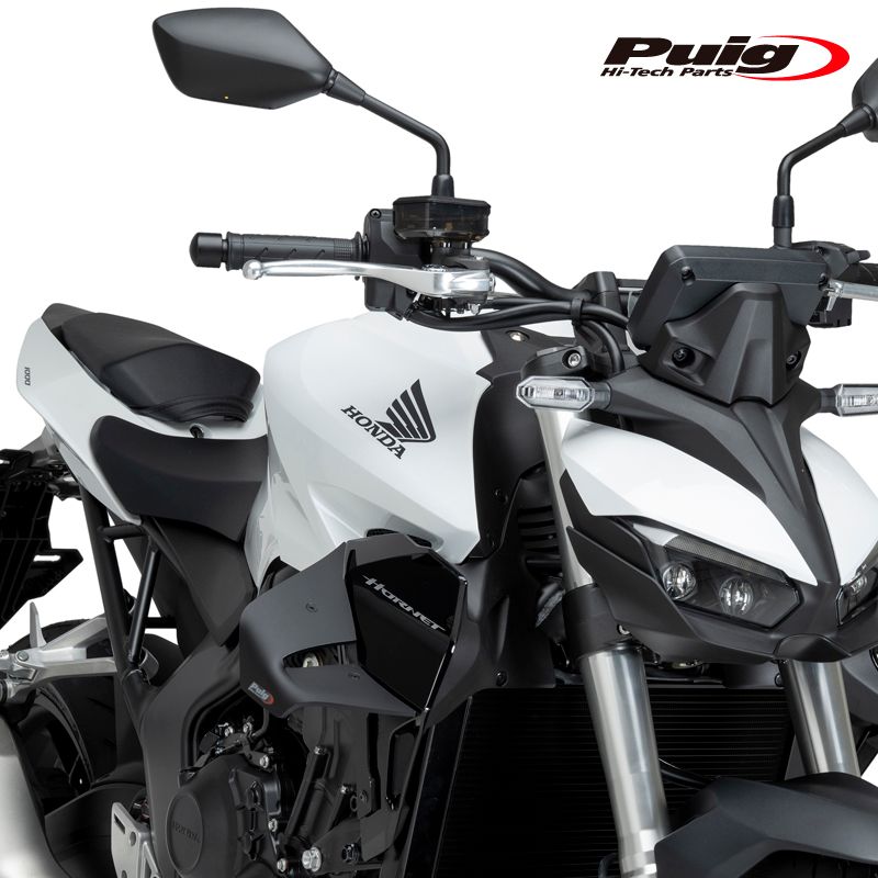 Puig 22384J SPOILERS D12 MATT BLACK HONDA CB1000 HORNET|SP 25- プーチ スポイラー