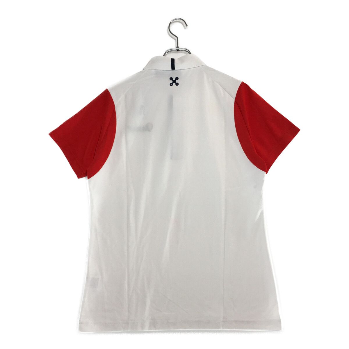 coco 中古 デサントゴルフ DESCENTE GOLF メンズ 半袖ポロシャツ L 白 ホワイト 総柄 DESCENTE GOLF デサントゴルフ 半袖ポロシャツ ホワイト系