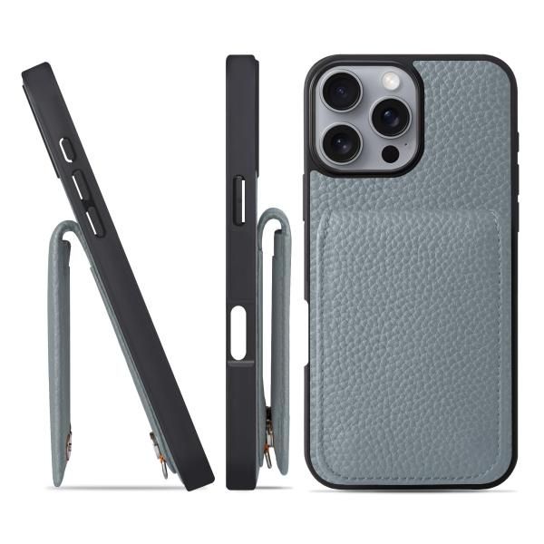 iPhone16ProMax スマホケース カードポケット ショルダーストラップ