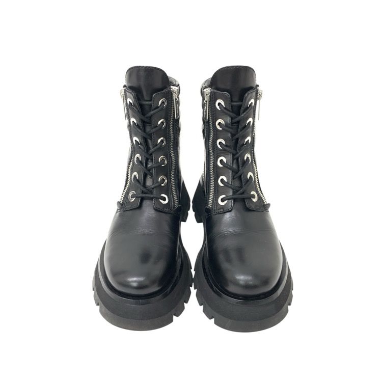 3.1 phillip lim フィリップリム ケイト ラグソールダブルジップブーツ ブラック 37/24cm SSF0-T742SEN - メルカリ