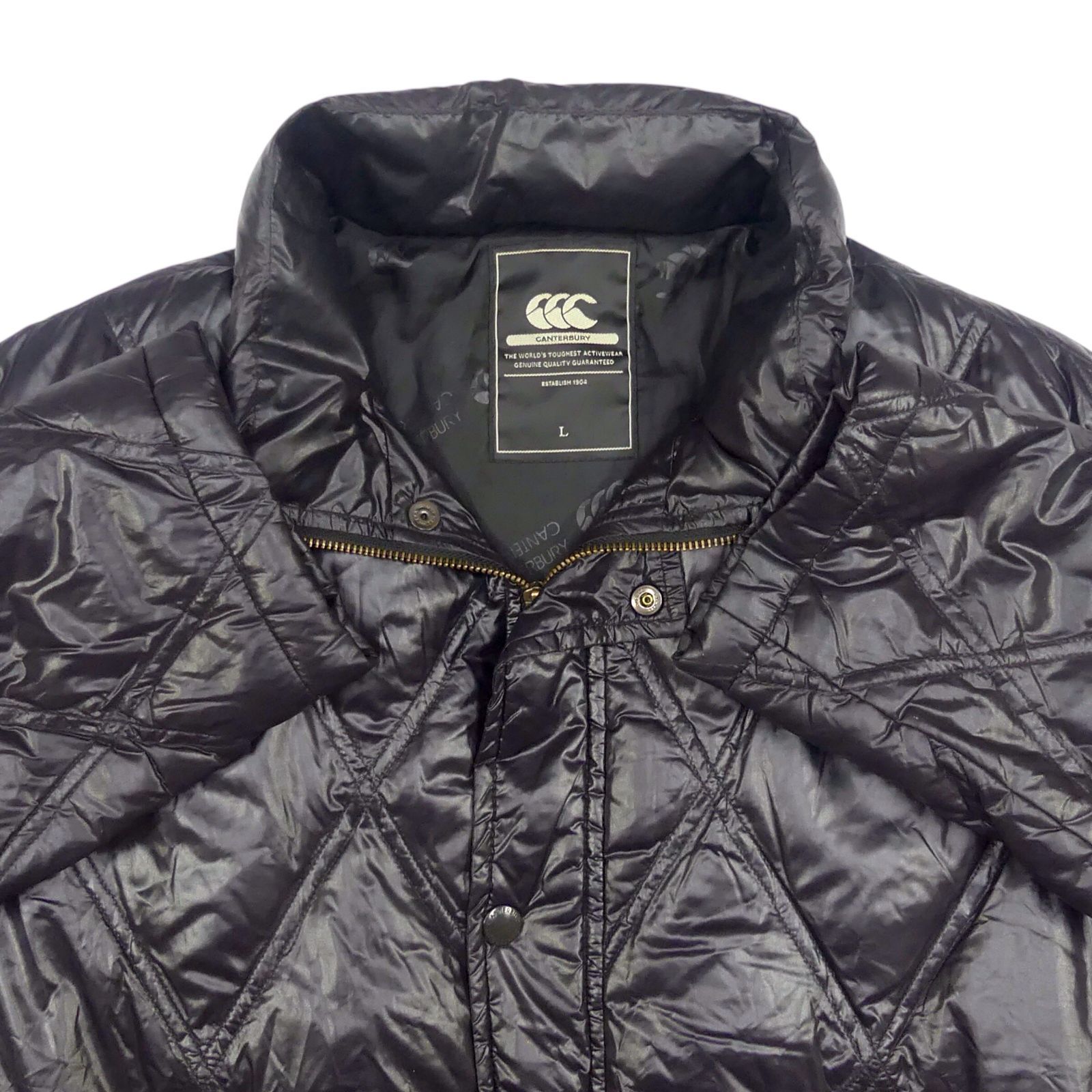 Canterbury カンタベリー ダウンジャケット L 中綿入り ラグビー 