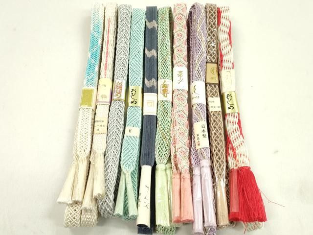 平和屋本店 夏物 和装小物 帯締め10本セット CXAA0323s5