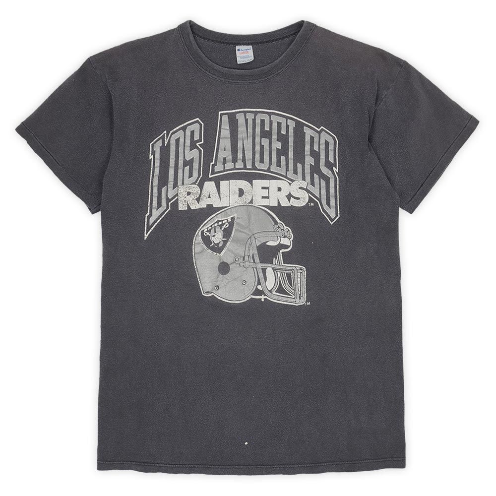 80年代 USA製 ロサンゼルスレイダース ヴィンテージ ユニホームTシャツ M VINTAGE - 80s レイダース ヴィンテージTシャツ アメフト NFL