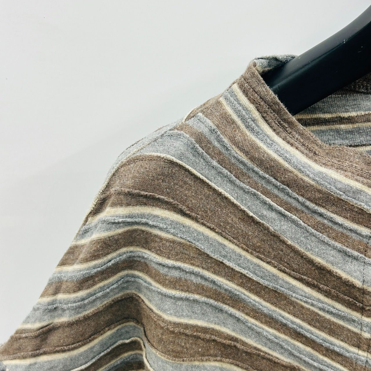 慈雨【40】グレー カーディガン トップス 日本製 半袖 センソユニコ