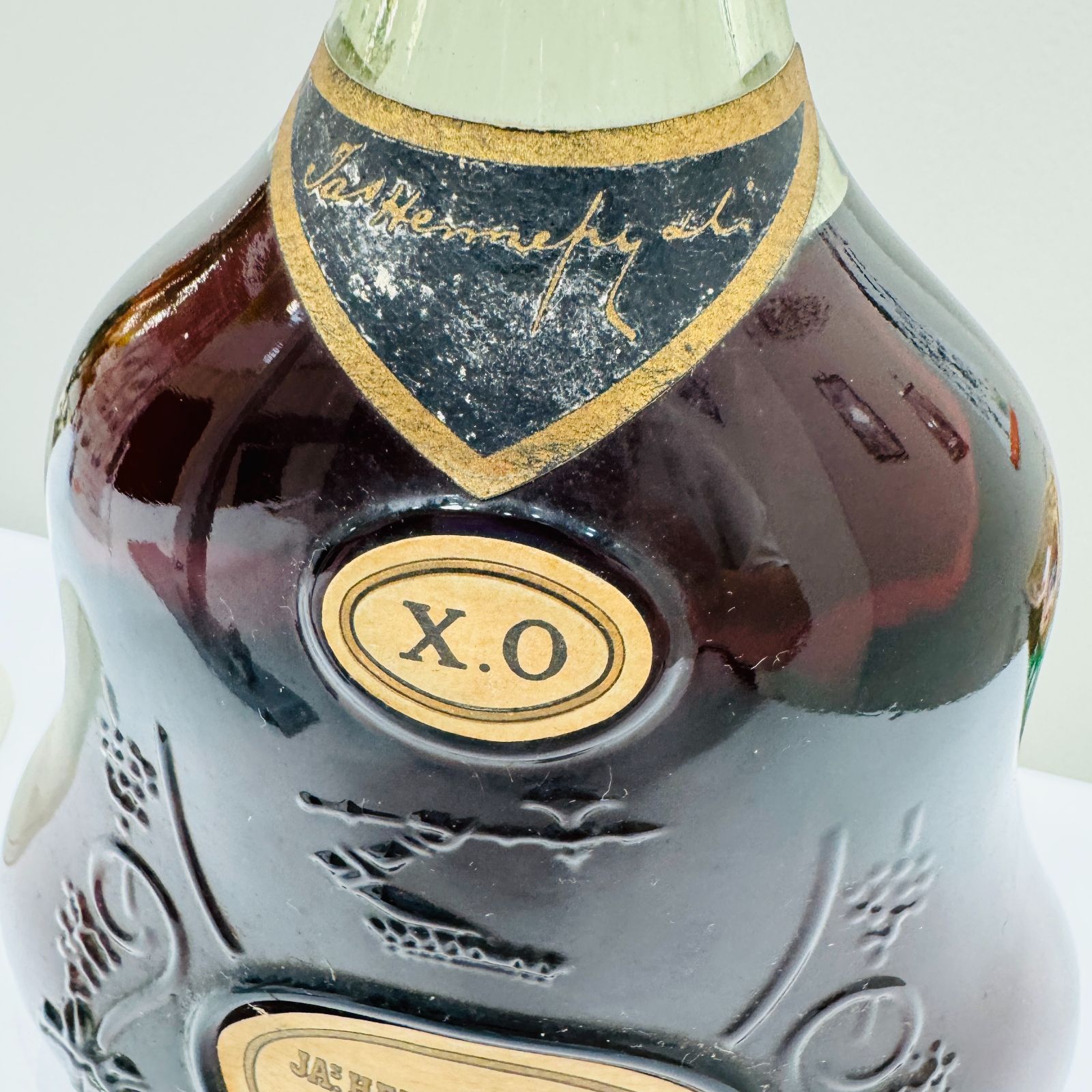 A【古酒】Hennessy ヘネシー XO グリーンボトル コニャック ブランデー 700ml 未開栓 箱なし - メルカリ