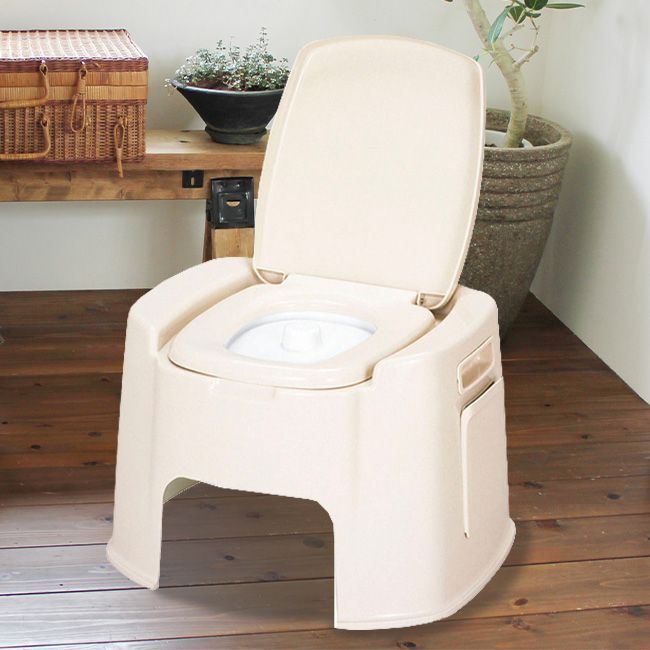 ポータブルトイレ デラックス型 簡易トイレ 消臭剤 付き 介護 コンパクト 簡易 トイレ 介護用 洋式 工事不要 アウトドア 避難 災害 非常用 災害時 防災 防災用品 介護トイレ 介護用トイレ 福祉 排泄 備え お手入れ簡単 持ち運び 椅子