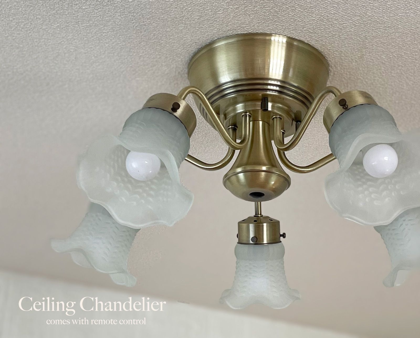 クラシック気泡模様ガラス６灯シーリングシャンデリア シーリングライト（1343） クラシック気泡模様ガラス6灯シーリングシャンデリア シーリング