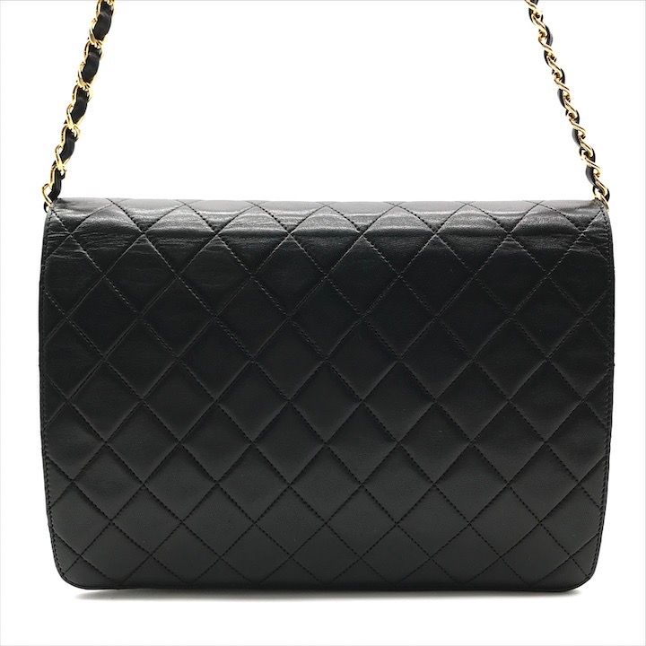 美品 CHANEL シャネル ココマーク マトラッセ ラムスキン プッシュ