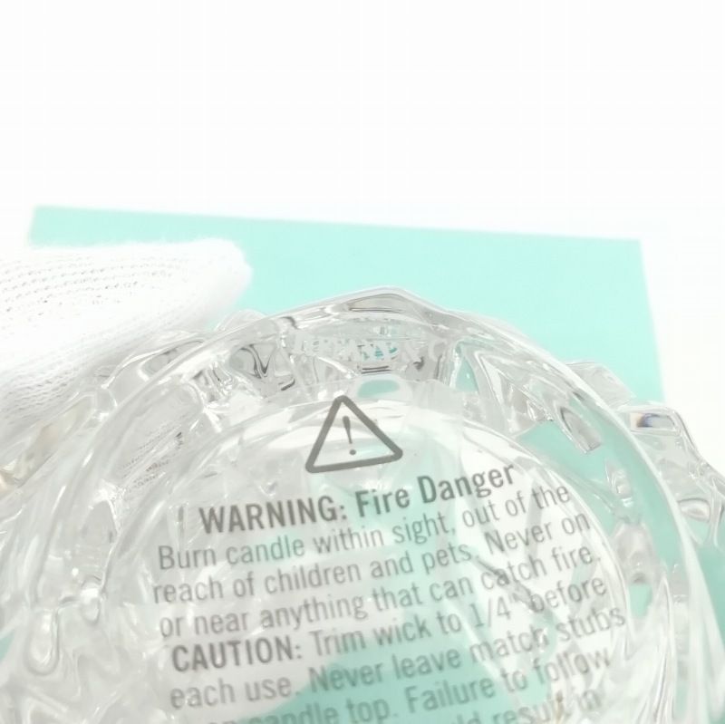 ティファニー TIFFANY & CO. クリスタル キャンドル ホルダー - メルカリ