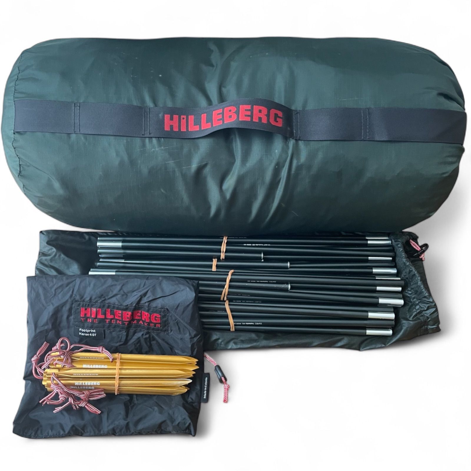 ケロン4GT HILLEBERG ヒルバーグ 濃いグリーン 純正フット
