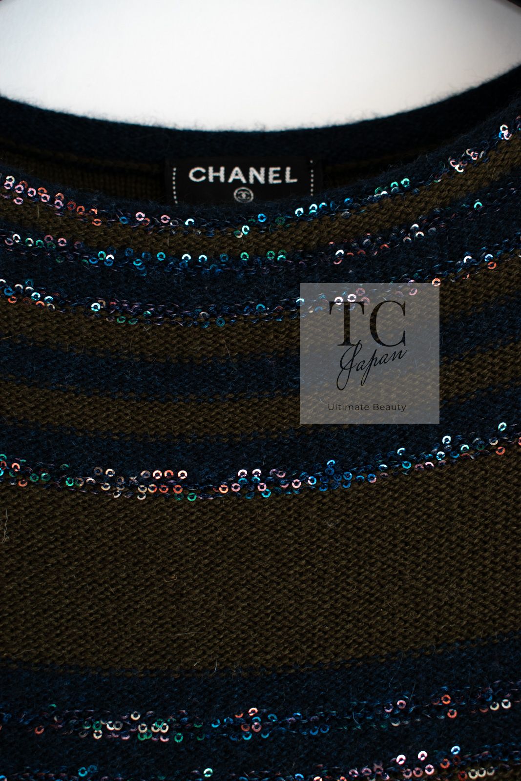 CHANEL ランウェイ　カシミア ワンピース　38 org.jpg