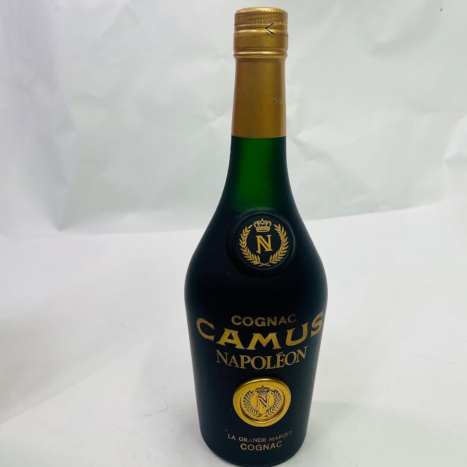 X.O HINE COGNAC 陶器 鹿ボトル リモージュ ブルー A412⑤ 未開