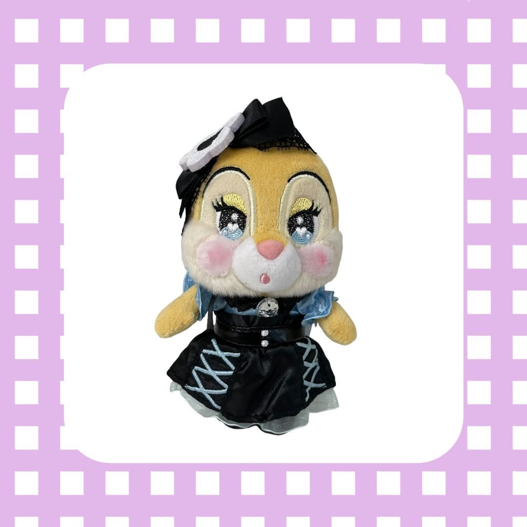 ディズニー　Doll style ぬいぐるみキーチェーン　クラリス&レディ　新品 ディズニー Doll style ぬいぐるみキーチェーン クラリス&レディ