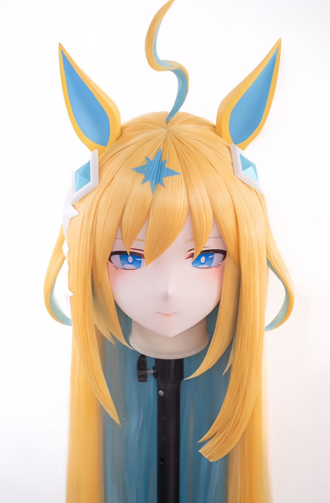 全頭マスク ロック付き NO.1138 フルマスク ロリータ人形 コスプレ 全頭面 変身 仮装 着ぐるみ 二次元 コスチューム