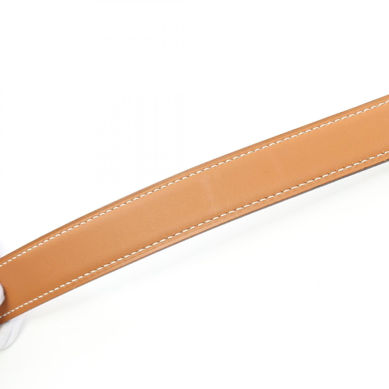エルメス HERMES ベルト エヴリン ホワイト レザー ベルト レディース 