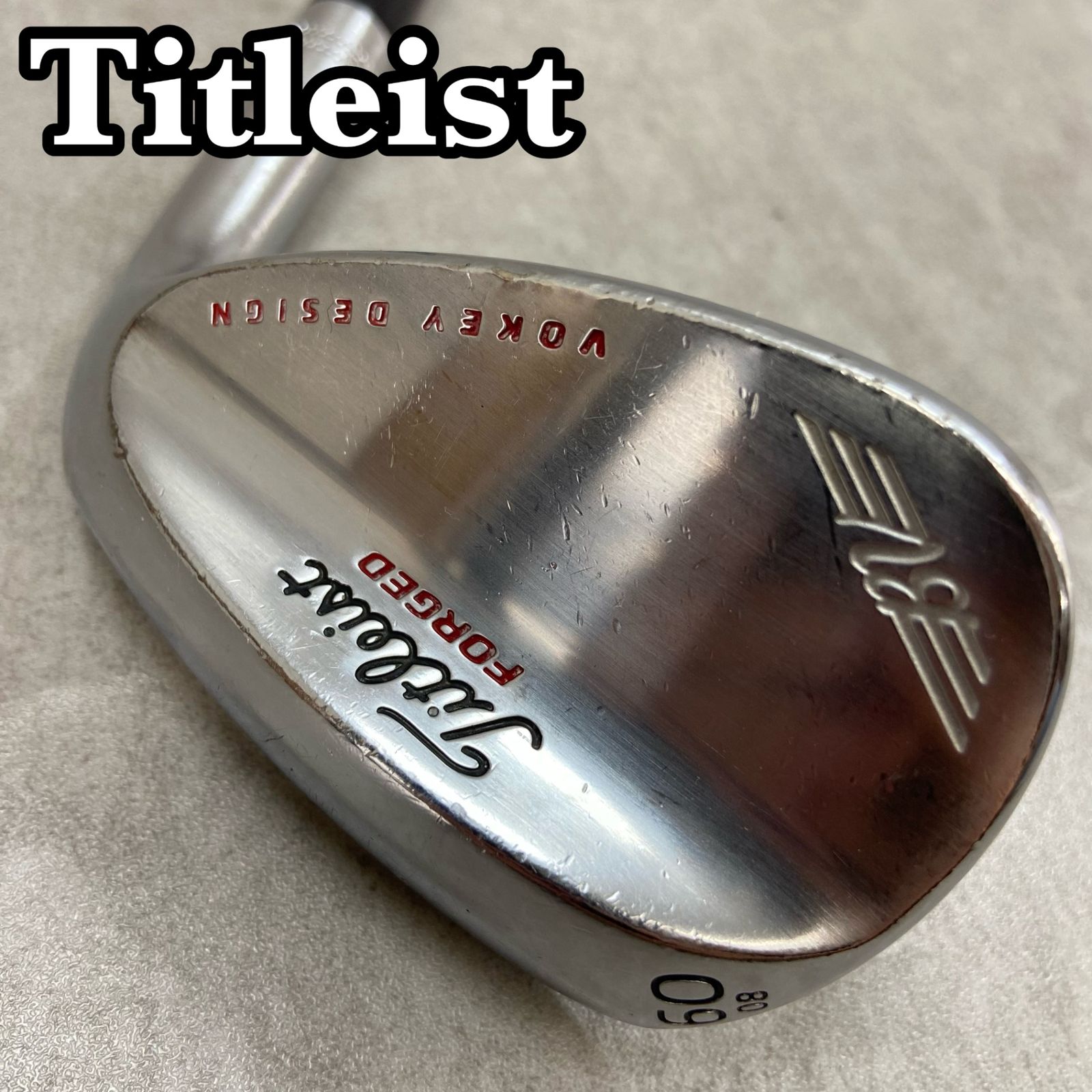 Titleist - Titleist　タイトリスト　VOKEY　DESIGN　FORGED　ボーケイデザイン　フォージド　メンズゴルフウェッジ　LW　ロブ　60°　右利き用 Titleist タイトリスト VOKEY DESIGN FORGED ボーケイデザイン
