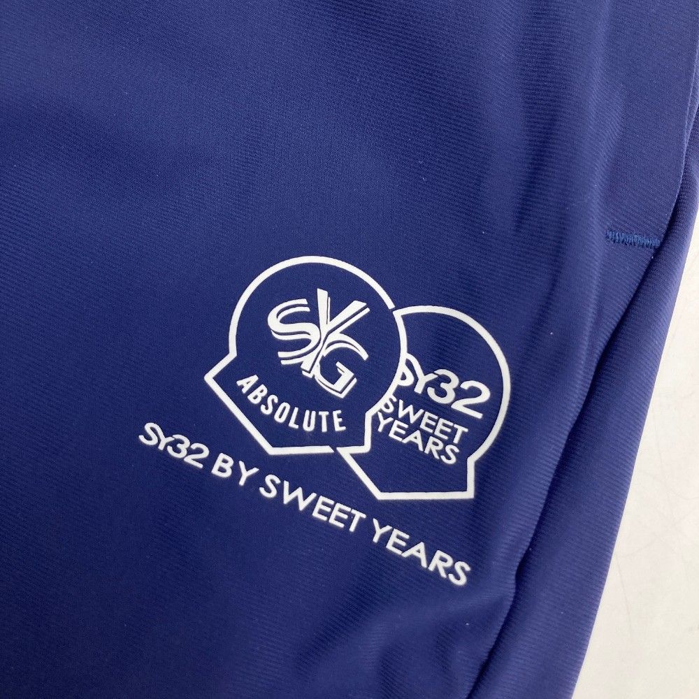 サイズ：XXL SY32 BY SWEET YEARS GOLF エスワイサーティトゥ 2023年モデル ナイロン パンツ  ネイビー系 [240101433278] ゴルフウェア メンズ ストスト サイズ：XXL SY32 BY SWEET YEARS GOLF エスワイサーティトゥ