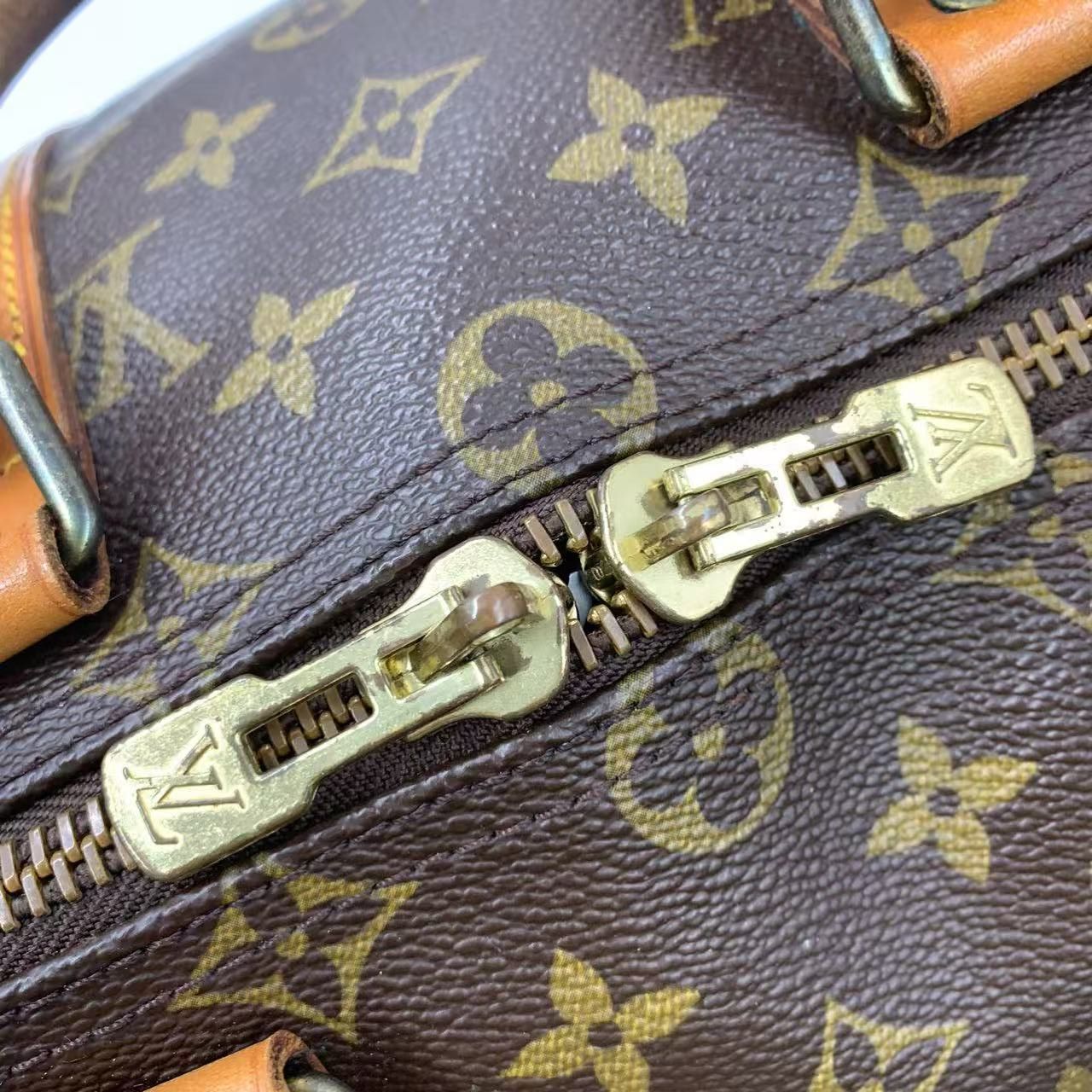 LOUIS VUITTON キーポル45 モノグラム モノグラム レザー×PVC