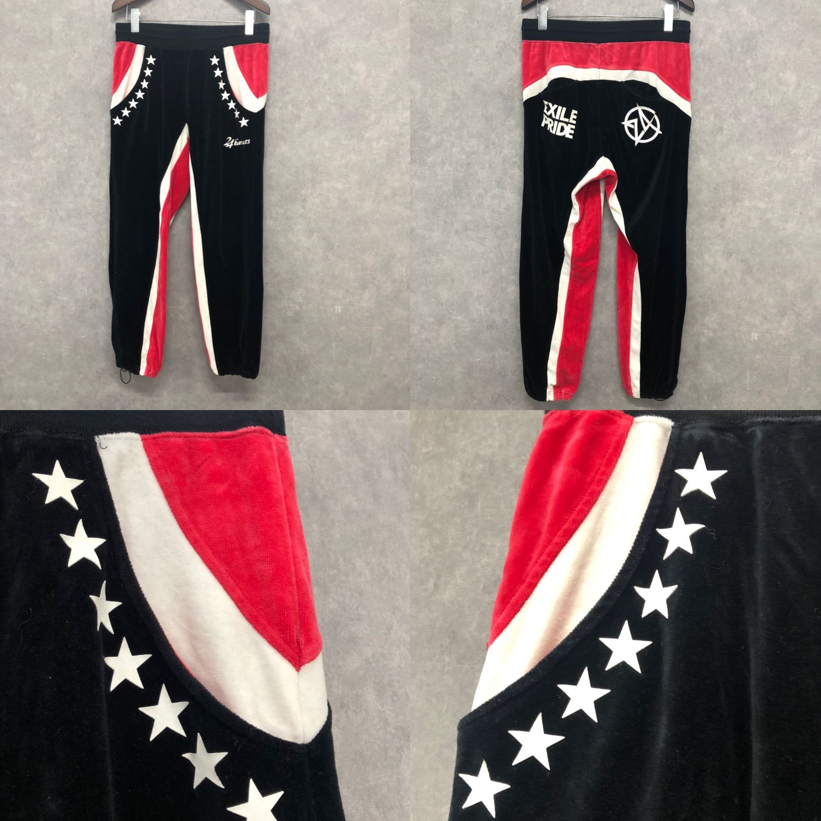 24karats EXILE PRIDE ベロア ジャージ 上下 セットアップL 24karats ジャージ EXILE PRIDE 上下セット L サイズ - メルカリ