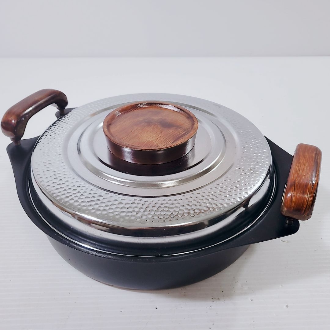 アンティーク すき焼き鍋 アンティーク すき焼き鍋 822）【三巌堂】南部鉄器すき焼き鍋