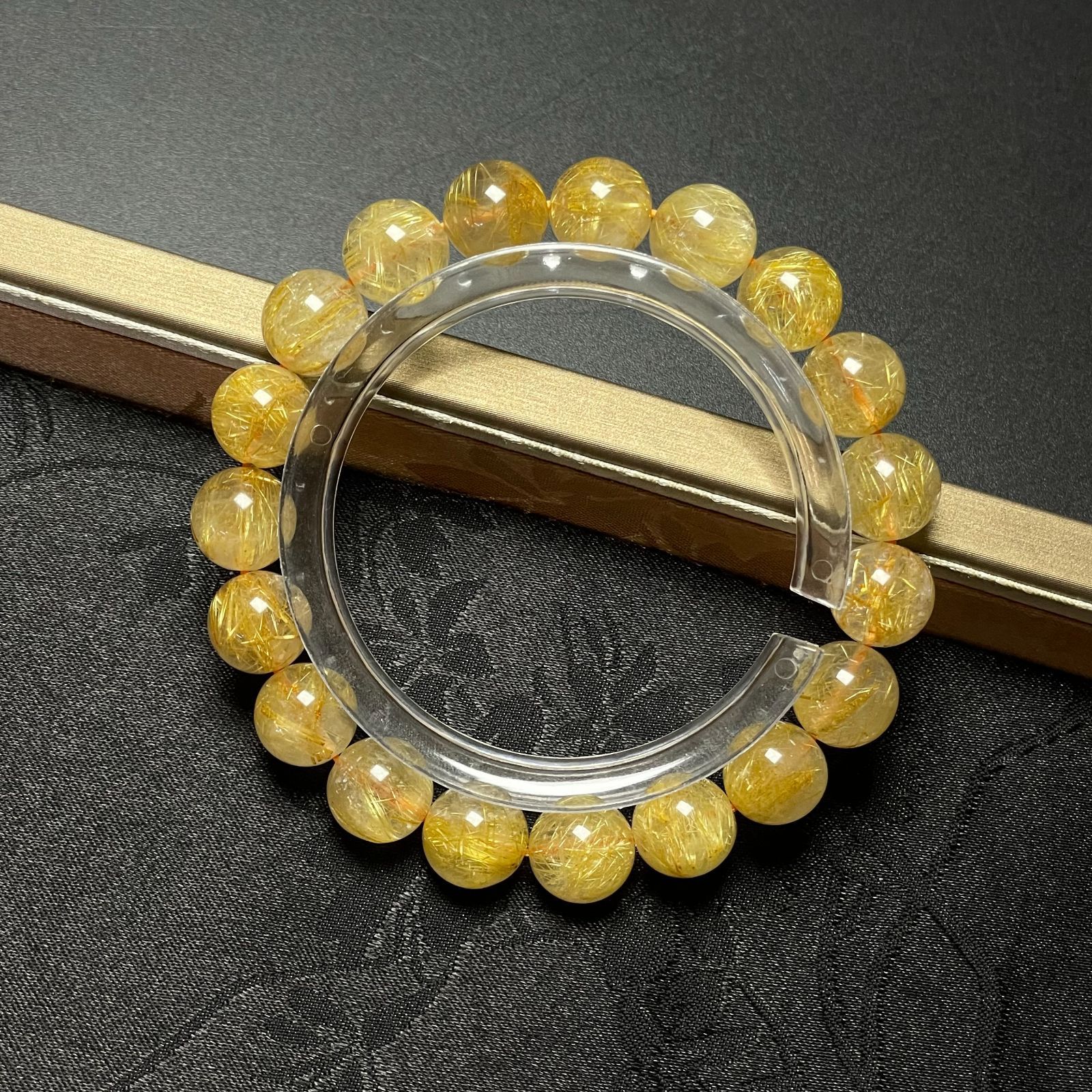 満針ルチルクォーツ