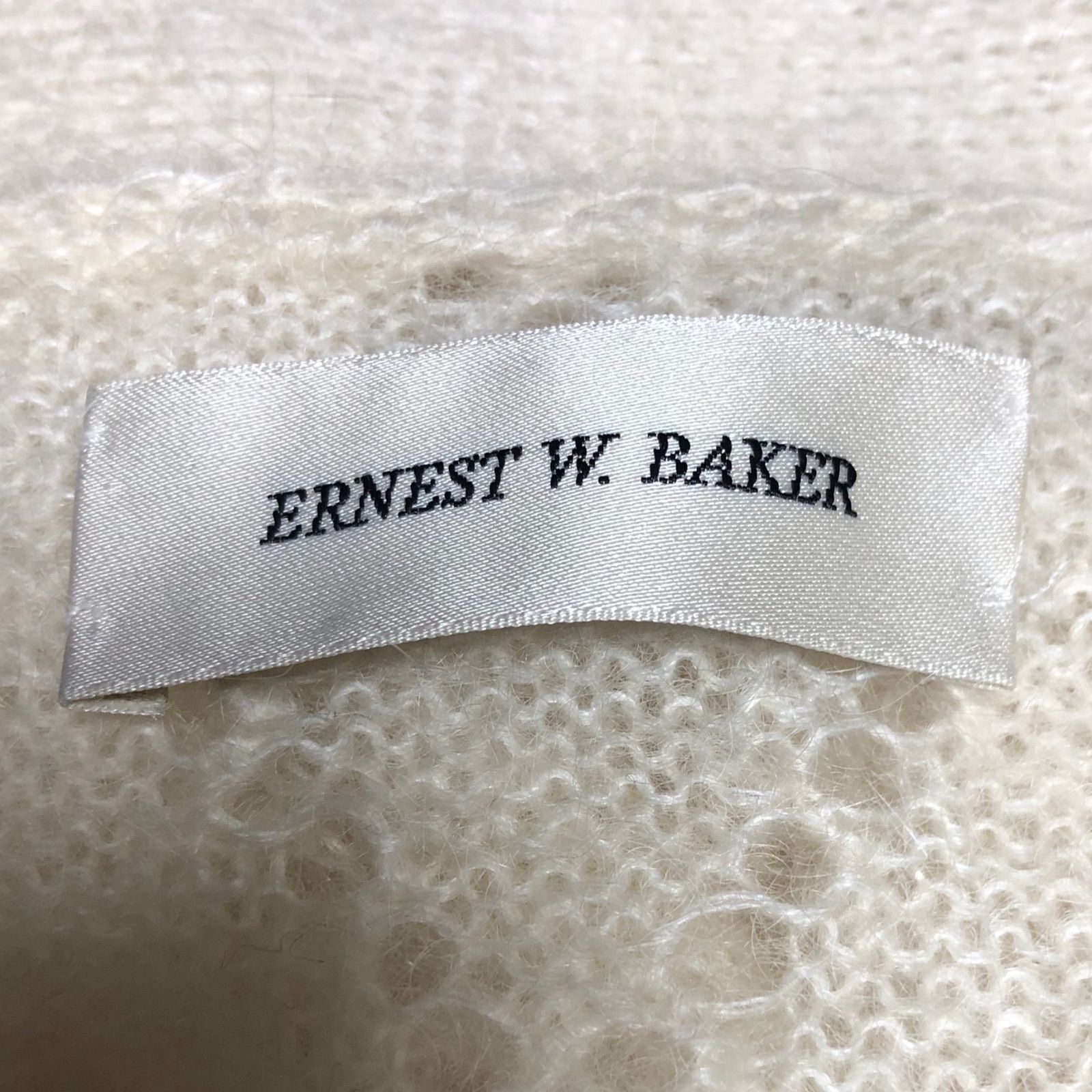 ERNEST W. BAKER Mohair Cardigan モヘアカーディガン モヘヤ ウール