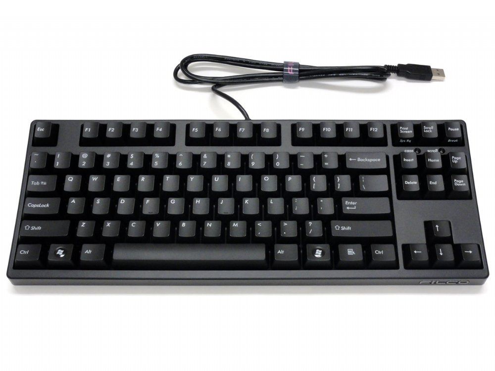【数量限定】FKBN87MCEB2 ブラック 独Cherry青軸採用メカニカルキーボード Nキーロールオーバー対応 USBu0026PS2両対応 87テンキーレス青軸US配列 Majestouch2 FILCO