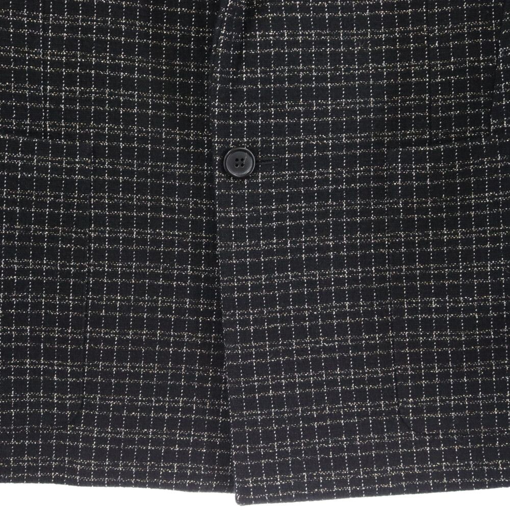 SAINT LAURENT PARIS (サンローランパリ) Tweed Jacket 644409 Y1C81 ツイードジャケット  テーラードジャケット ブラック - メルカリ