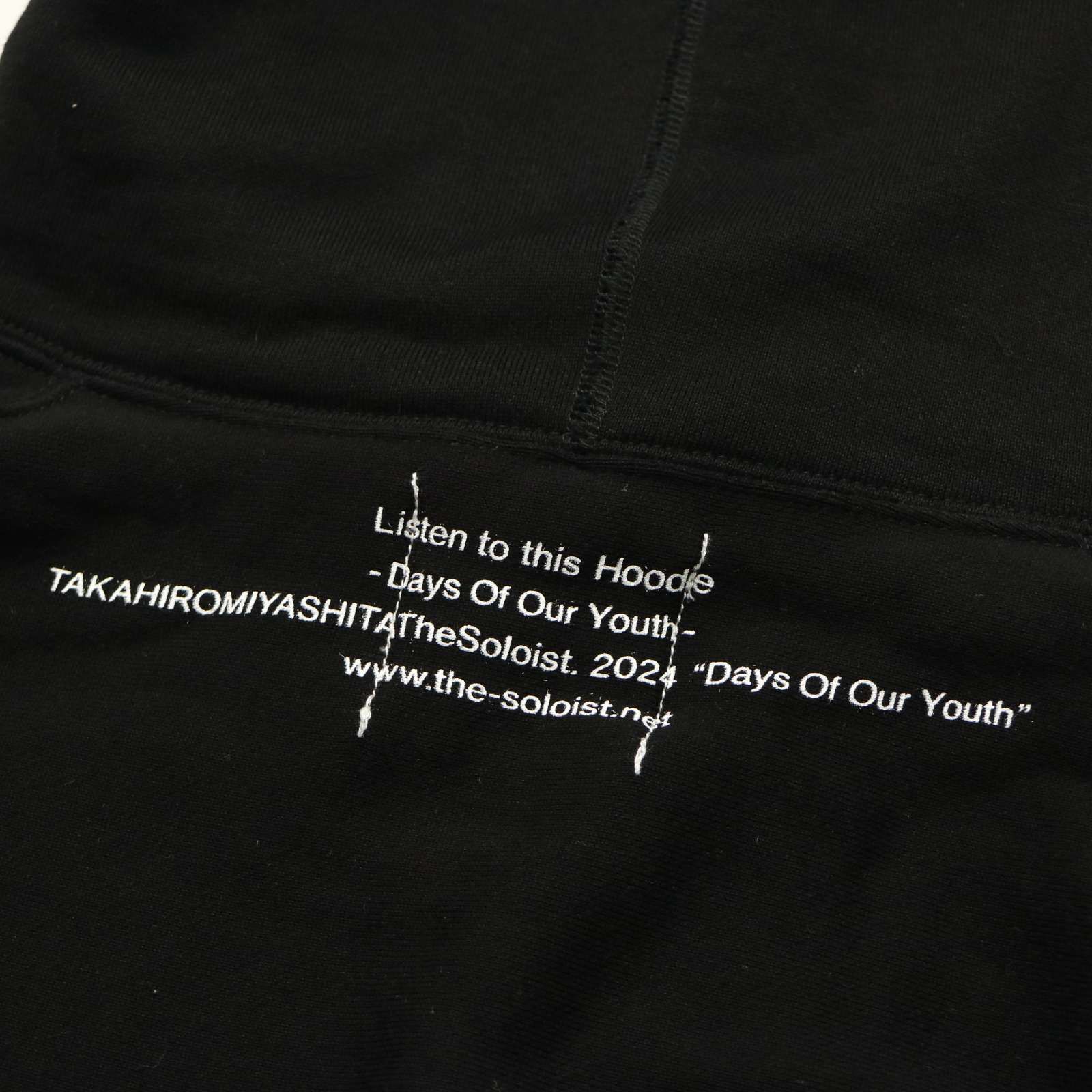 the soloist ソロイスト スウェット　ブラック　48 新品 24AW】 TAKAHIRO MIYASHITA The Soloist タカヒロミヤシタ