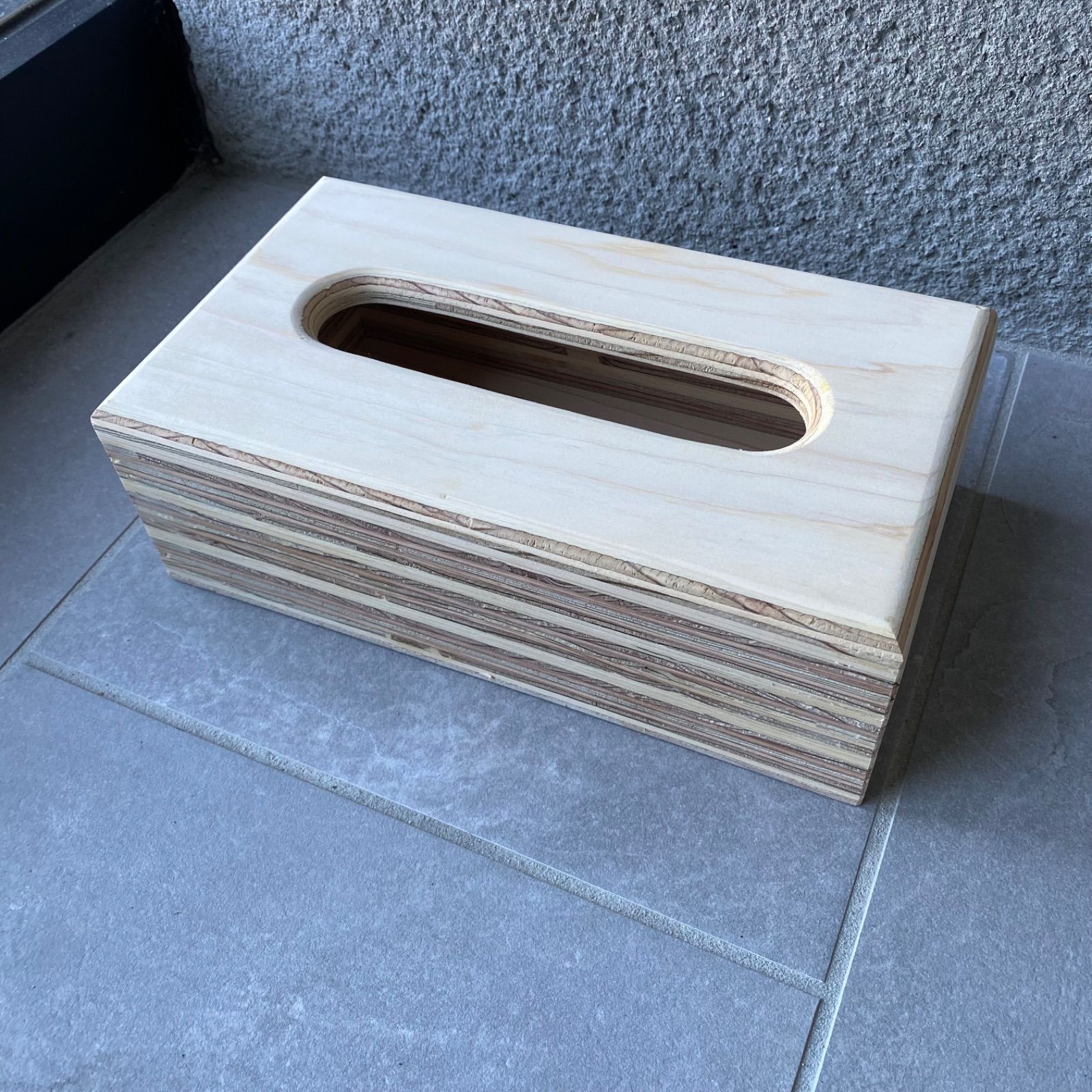 数量 積層ティッシュケース 合板 木製品 木材 ティッシュ入れ ボックス ペーパータオル 無塗装 完成品 職人 手作り