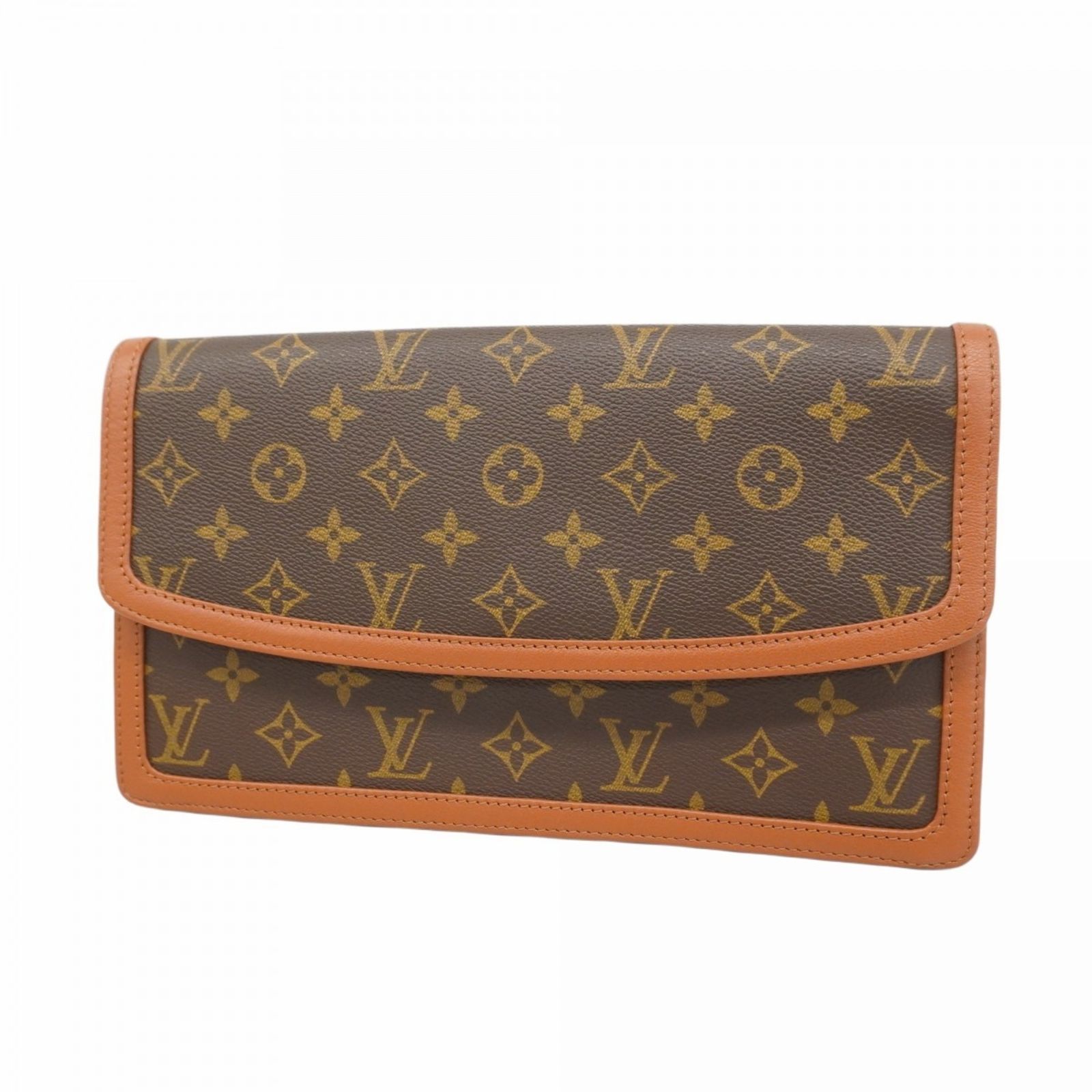ルイ ヴィトン Louis Vuitton ルイ ヴィトン クラッチバッグ モノグラム ポシェットダムGM M51810 ブラウンメンズ レディース